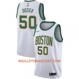 Maillot NBA Boston Celtics P.J. Dozier 50 2018-19 Nike City Edition Blanc Swingman - Homme